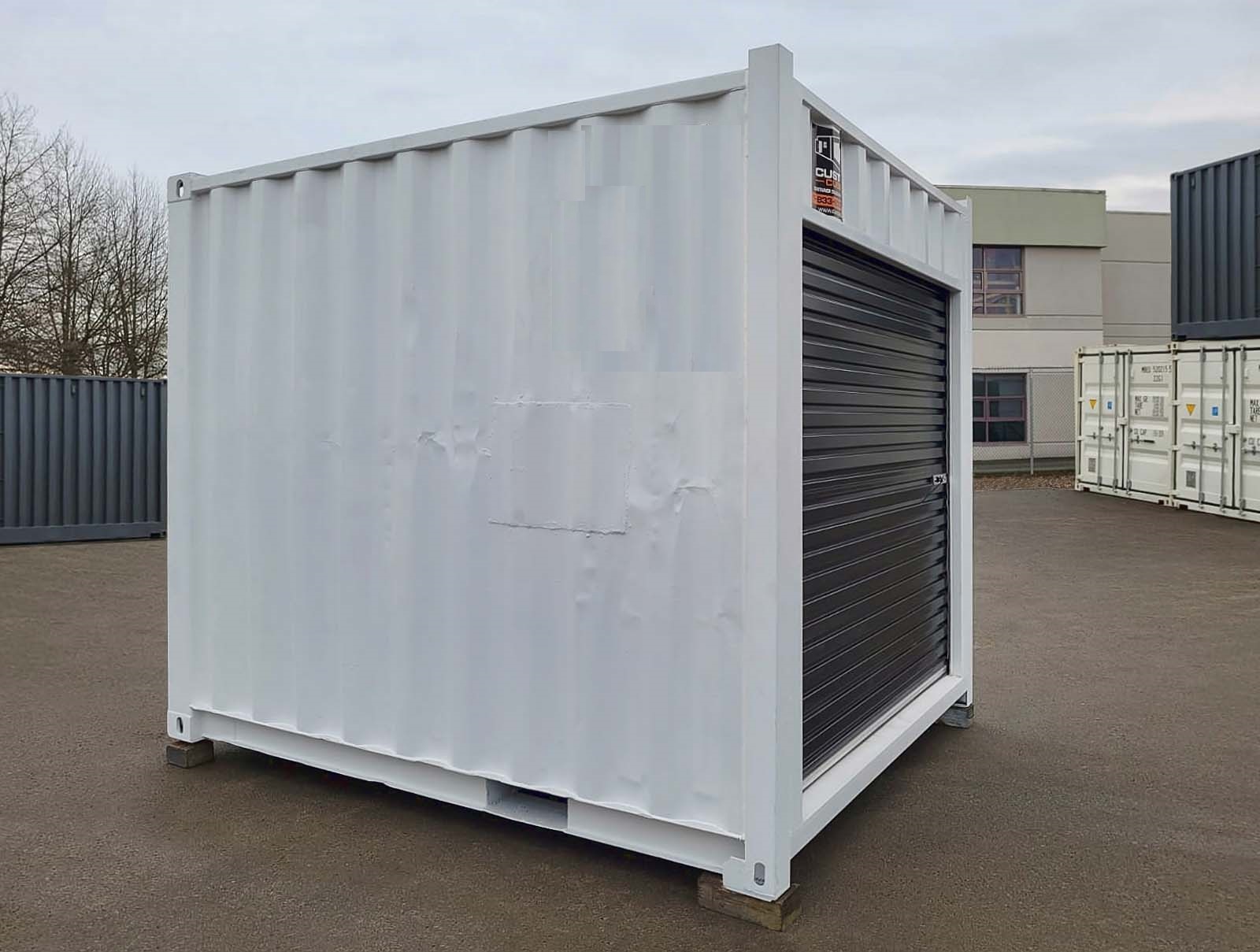 10&rsquo; &ldquo;Cut Down&rdquo; Used Container + Rollup - Container Consultants Australia