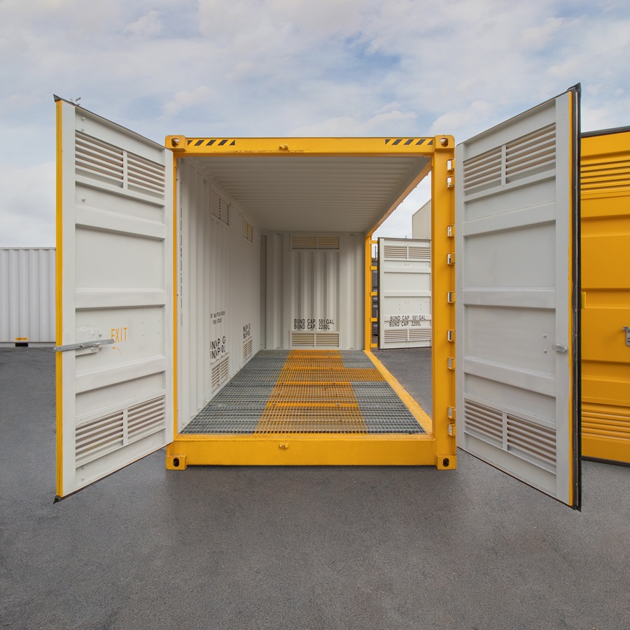 20&rsquo;HC Openside Containment Cube - Container Consultants Australia