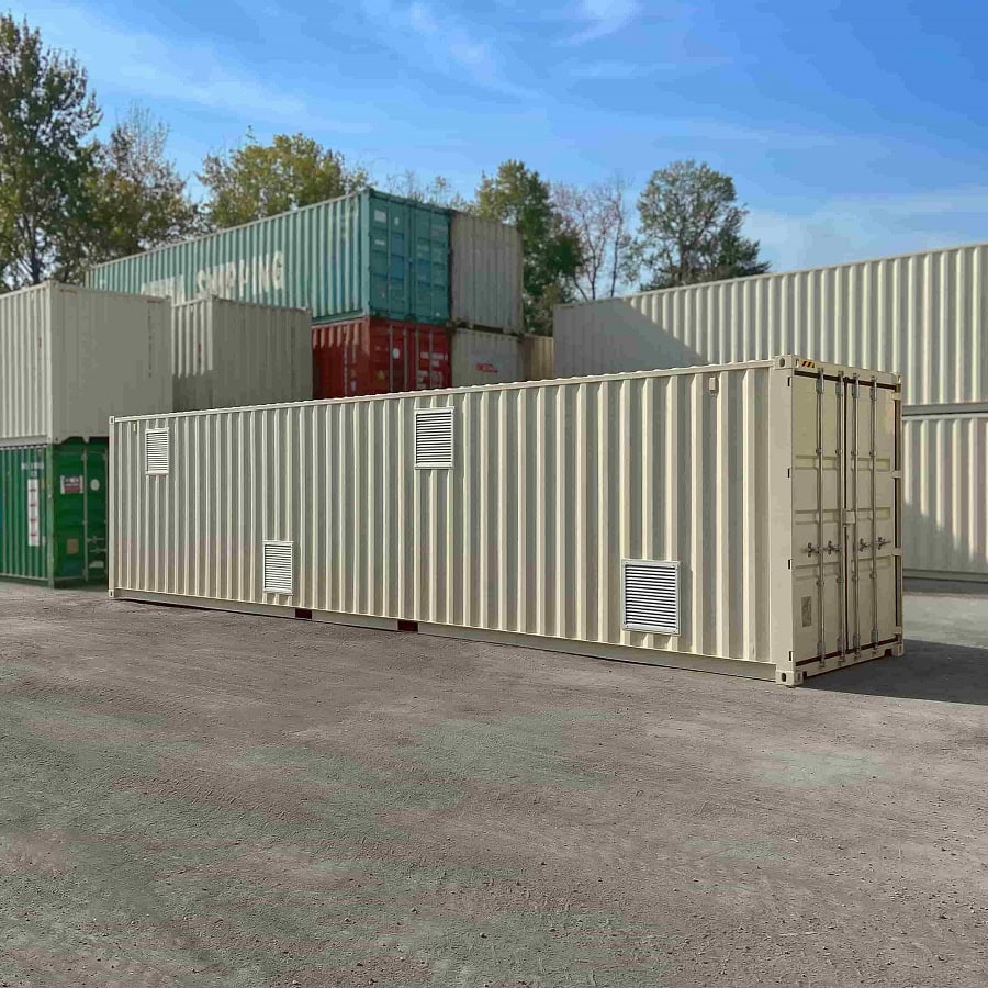 40&rsquo;HC &ldquo;CONTAINMENT CUBE&rdquo; with 4 x Roll Up Doors - Container Consultants Australia