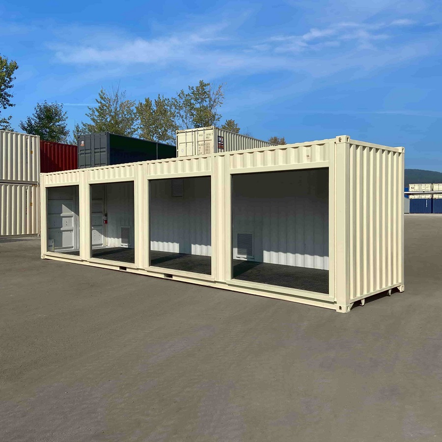 40&rsquo;HC &ldquo;CONTAINMENT CUBE&rdquo; with 4 x Roll Up Doors - Container Consultants Australia