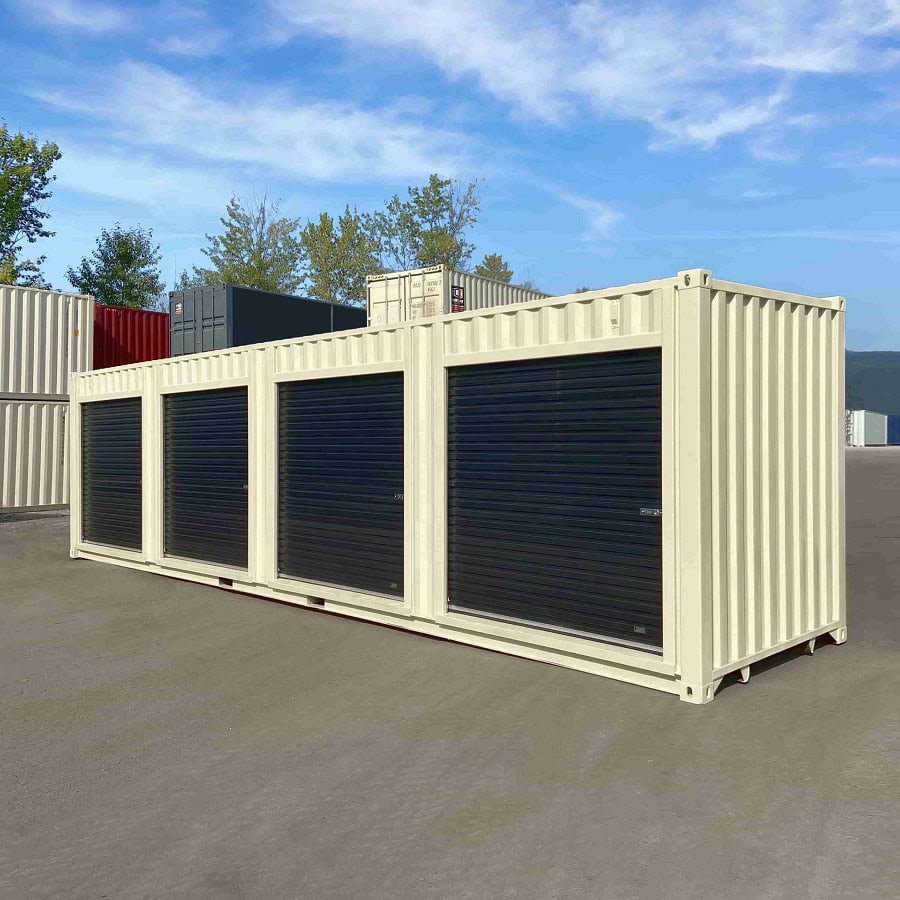 40&rsquo;HC &ldquo;CONTAINMENT CUBE&rdquo; with 4 x Roll Up Doors - Container Consultants Australia