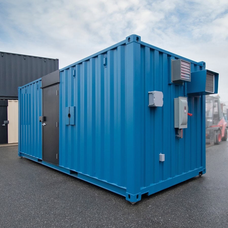 Shipyard Machinery Enclosure - Container Consultants Australia