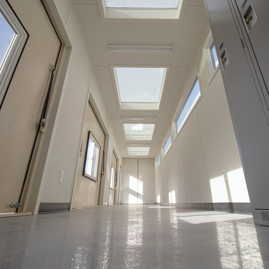 40&rsquo; Art Studio w/Flip up Doors - Container Consultants Australia