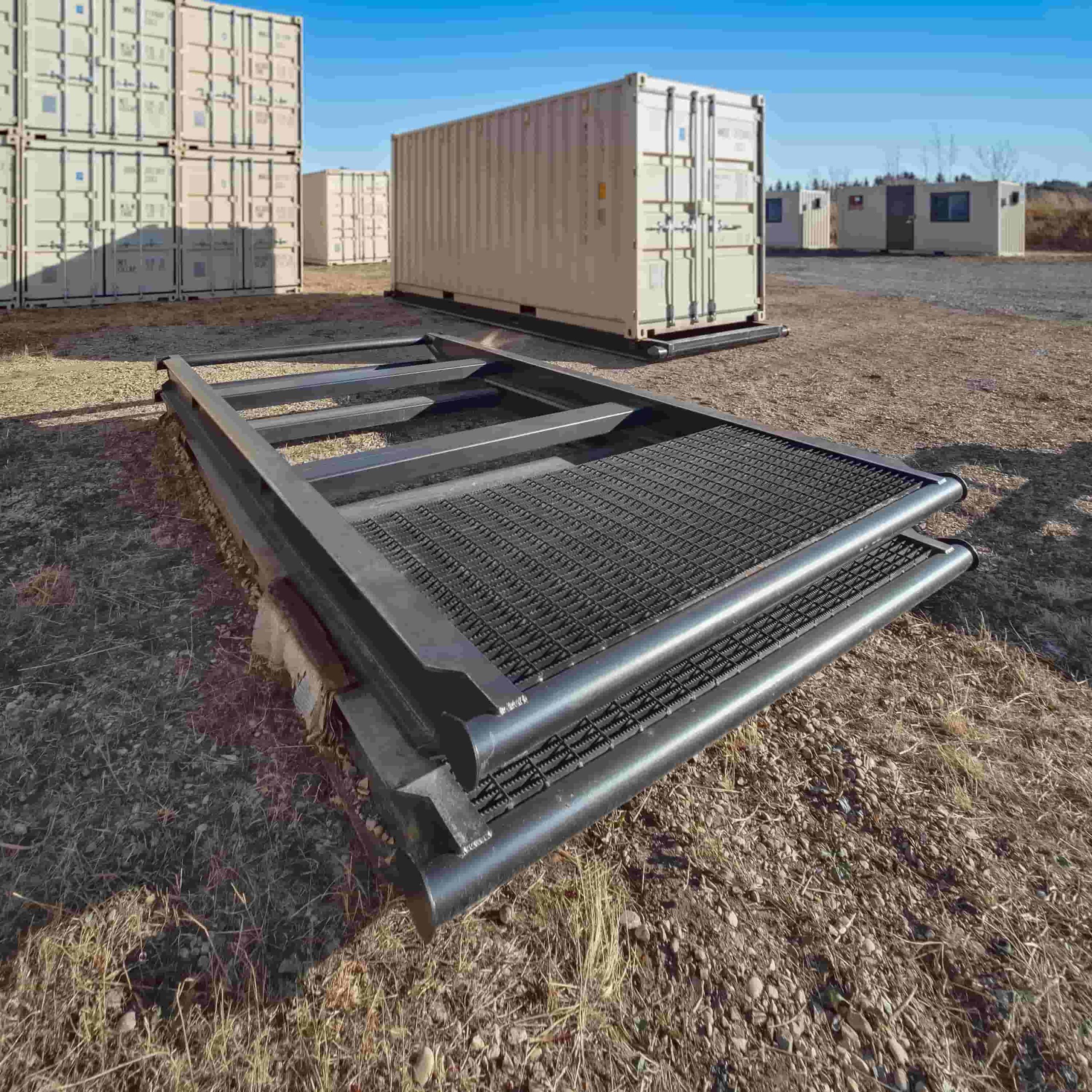 10&rsquo; Grated &ldquo;Weld On&rdquo; Skid - Container Consultants Australia