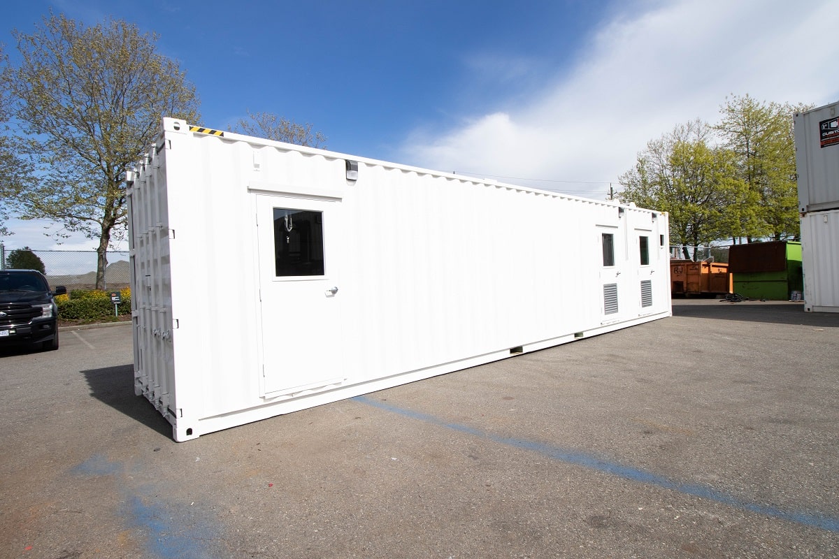 40&rsquo; Custom Mechanical Enclosure - Container Consultants Australia